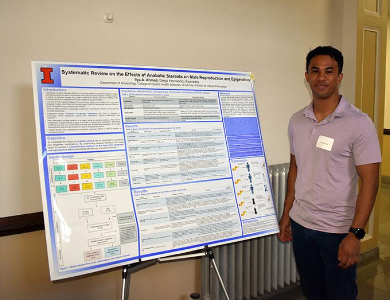 Ilya Ahmad Undergraduate Research poster presentation