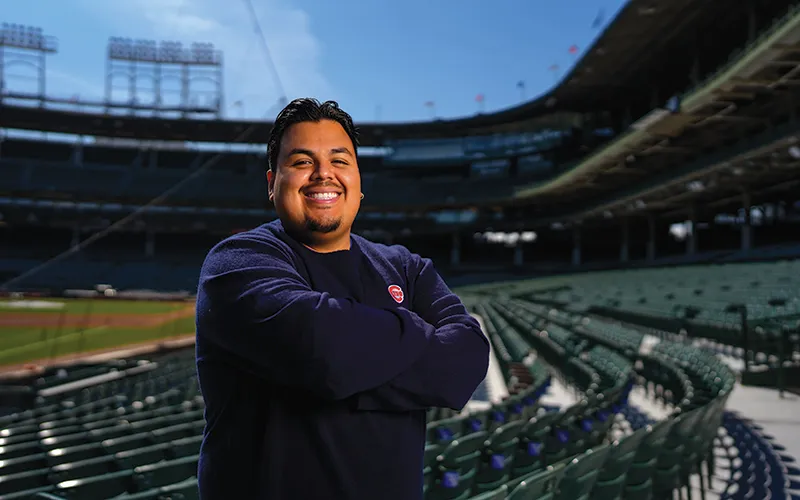 From RST to Wrigley: Alum finds voice in Major League Baseball